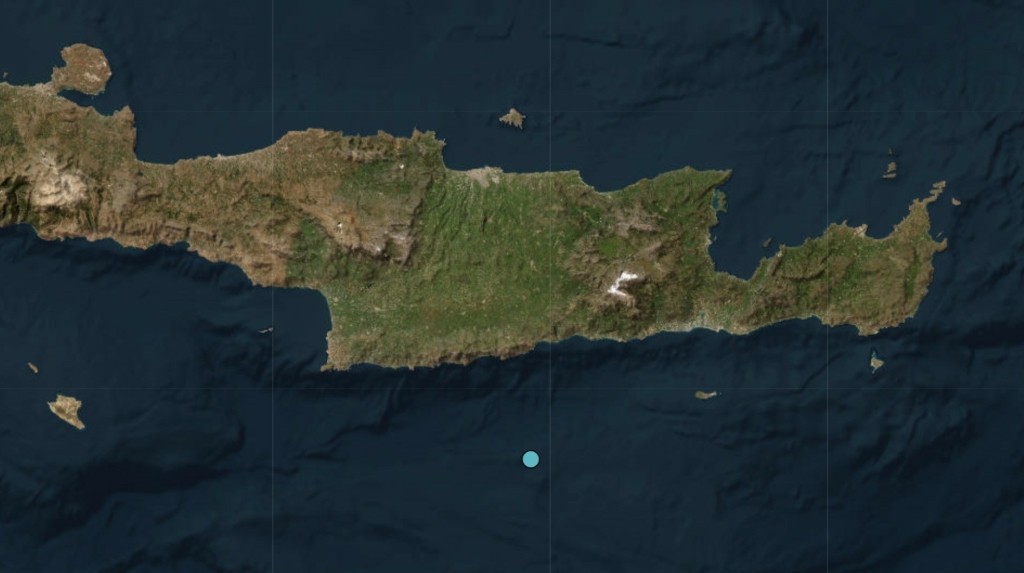 Σεισμός 3,6 Ρίχτερ ανοιχτά του Ηρακλείου Κρήτης